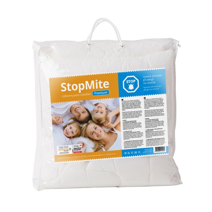 StopMite Dětský set Premium polštář + přikrývka 40x60 + 100x135 cm